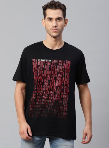 Off on Men Printed Round Neck T-shirt 